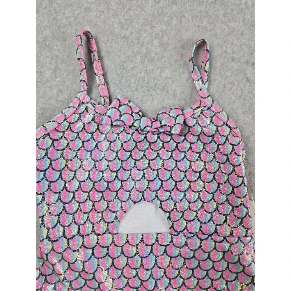 Koala Kids Girls‎ 18-24 Months 1 Piece Bathing Suit Swimming Mermaid Print NEW